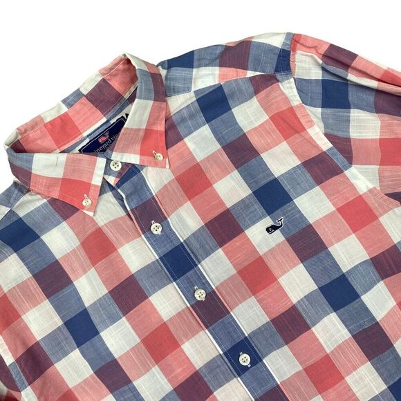 Vineyard Vines Slim FIt Mens Long Sleeve Button Down Size Medium - Picture 1 of 4